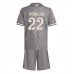 Maillot de foot Real Madrid Antonio Rudiger #22 Troisième vêtements enfant 2024-25 Manches Courtes (+ pantalon court)